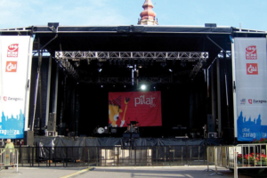 Carpa escenario twinstage autoportante alquiler y venta aracarpas