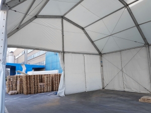 Carpa para trabajos logísticos P10