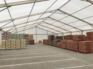 Carpa para empresa agroindustrial