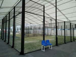 Carpa para pistas de pádel | ARACARPAS Carpas para instalaciones deportivas
